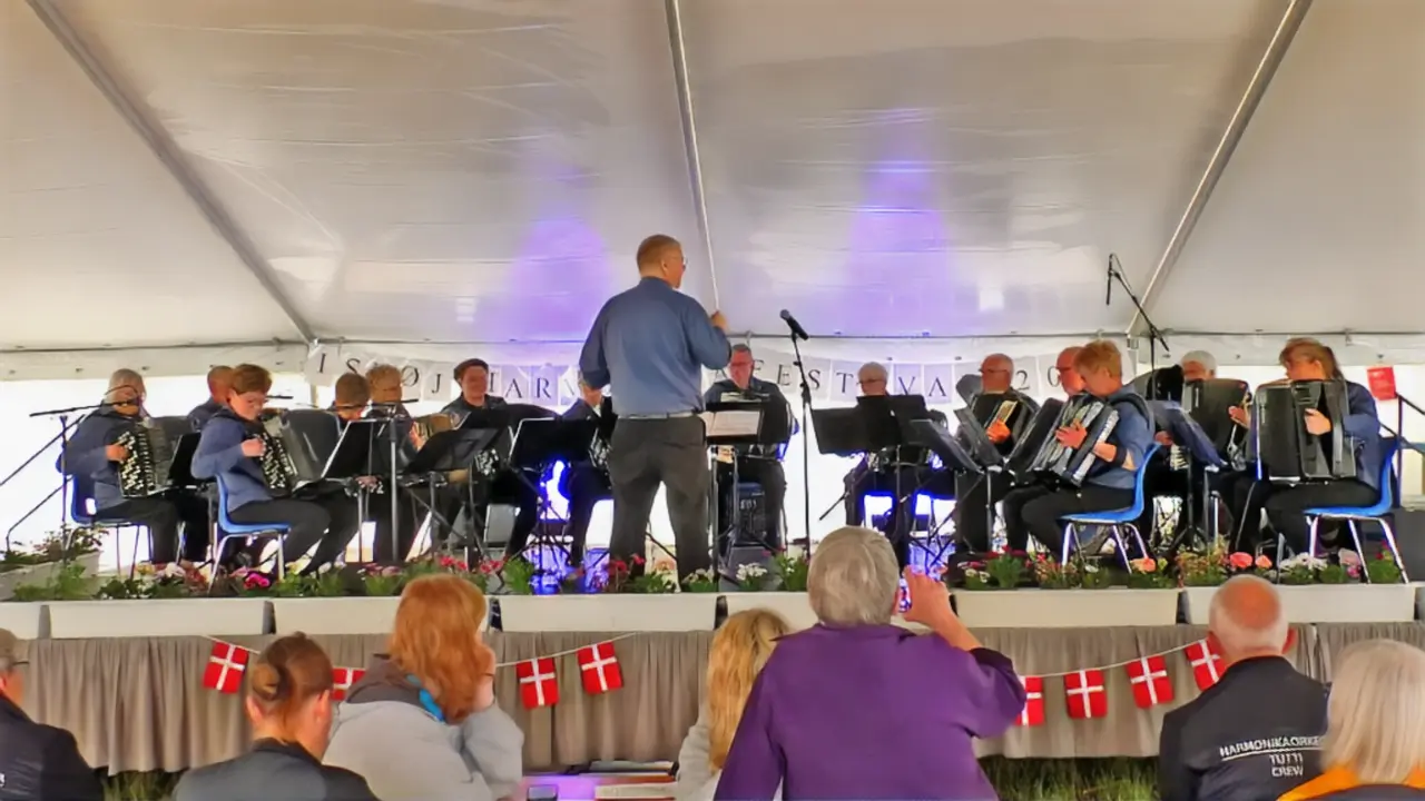 Harmonikaspillere på Ishøj Harmonika Festival i 2024